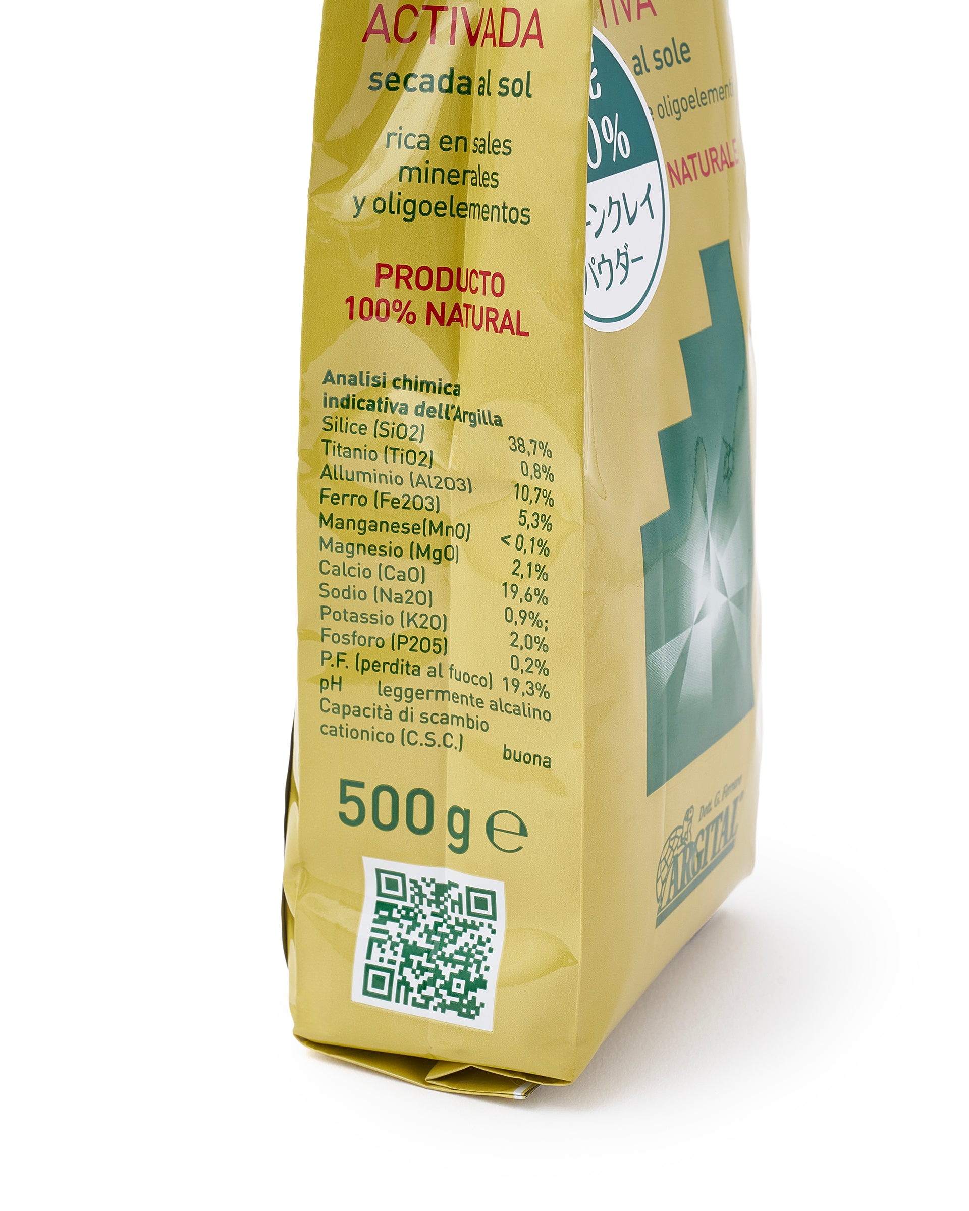 ARGITAL】グリーンクレイパウダー アクティブ | 海泥100％ | ハリ ツヤ