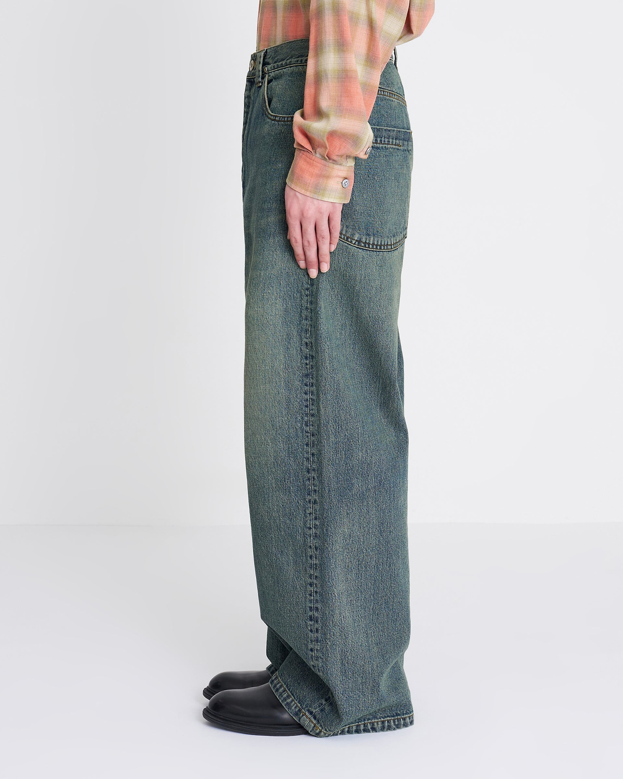 【26SS】マッドパイプデニムパンツ