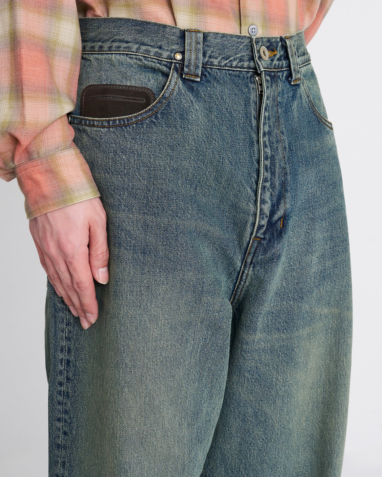 【26SS】マッドパイプデニムパンツ