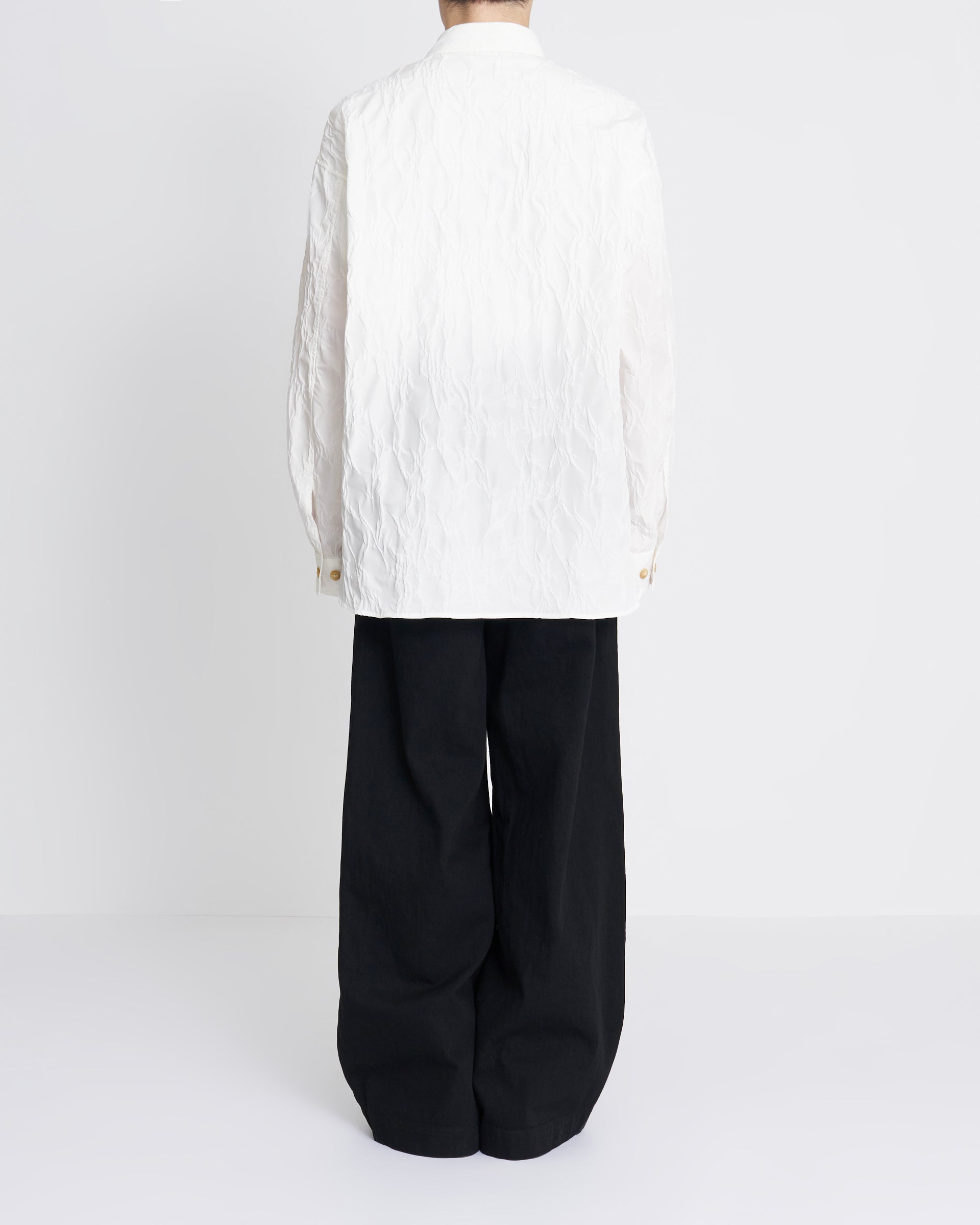 IRENISA】シャツブルゾン | 撥水 | ホワイト | F/STORE – ファッション