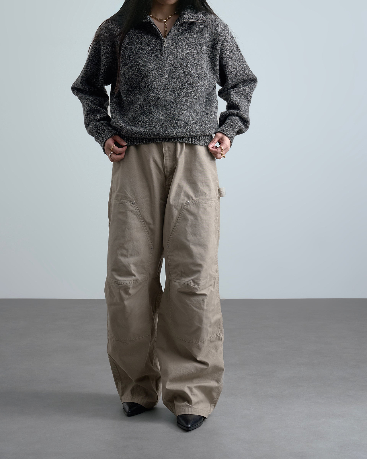 着用サイズ2／身長165cm（スタッフスナップ）