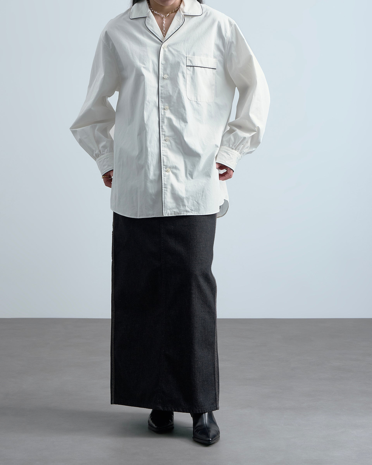 着用サイズ36／身長165cm（スタッフスナップ）