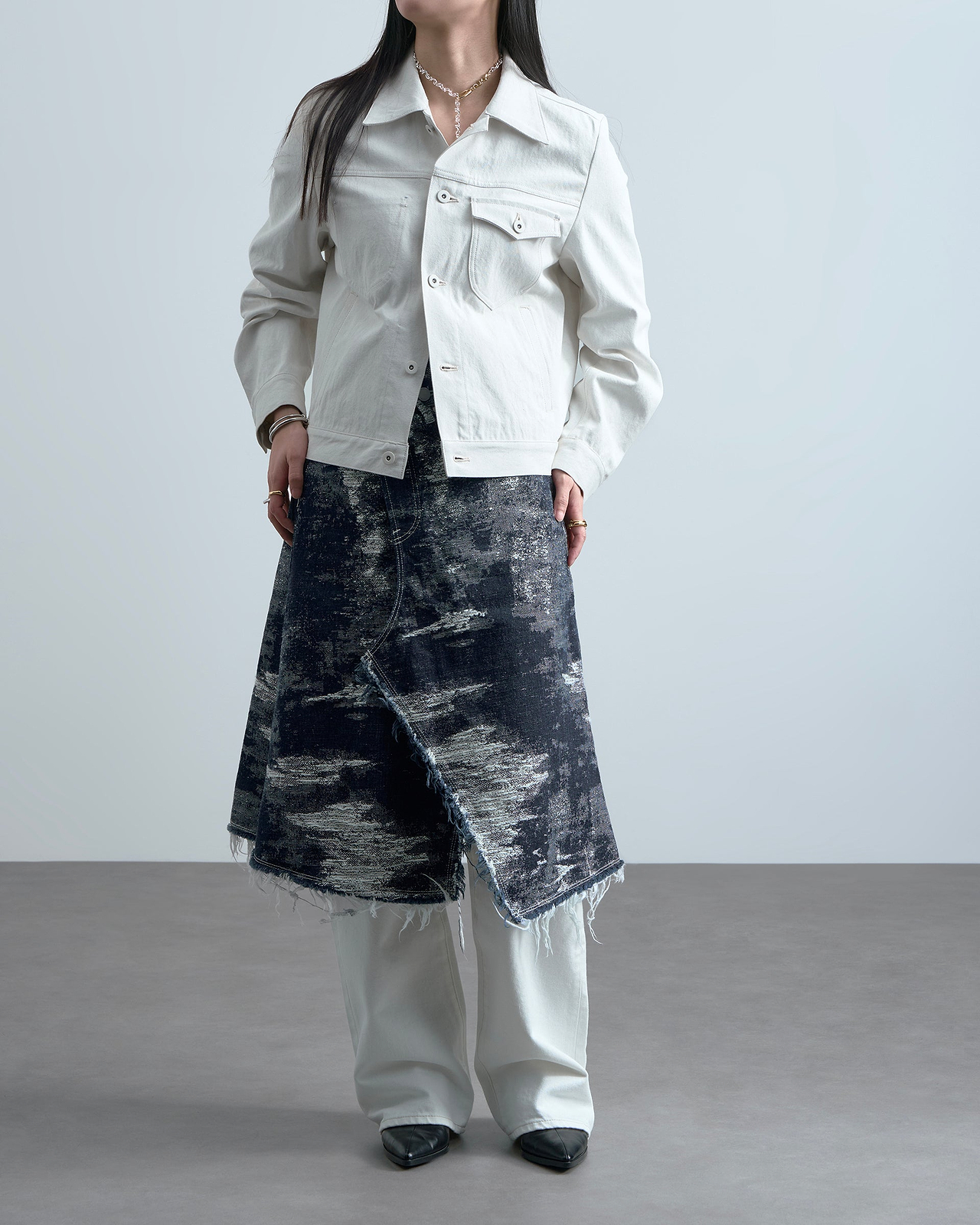 着用サイズ1／身長165cm（スタッフスナップ）