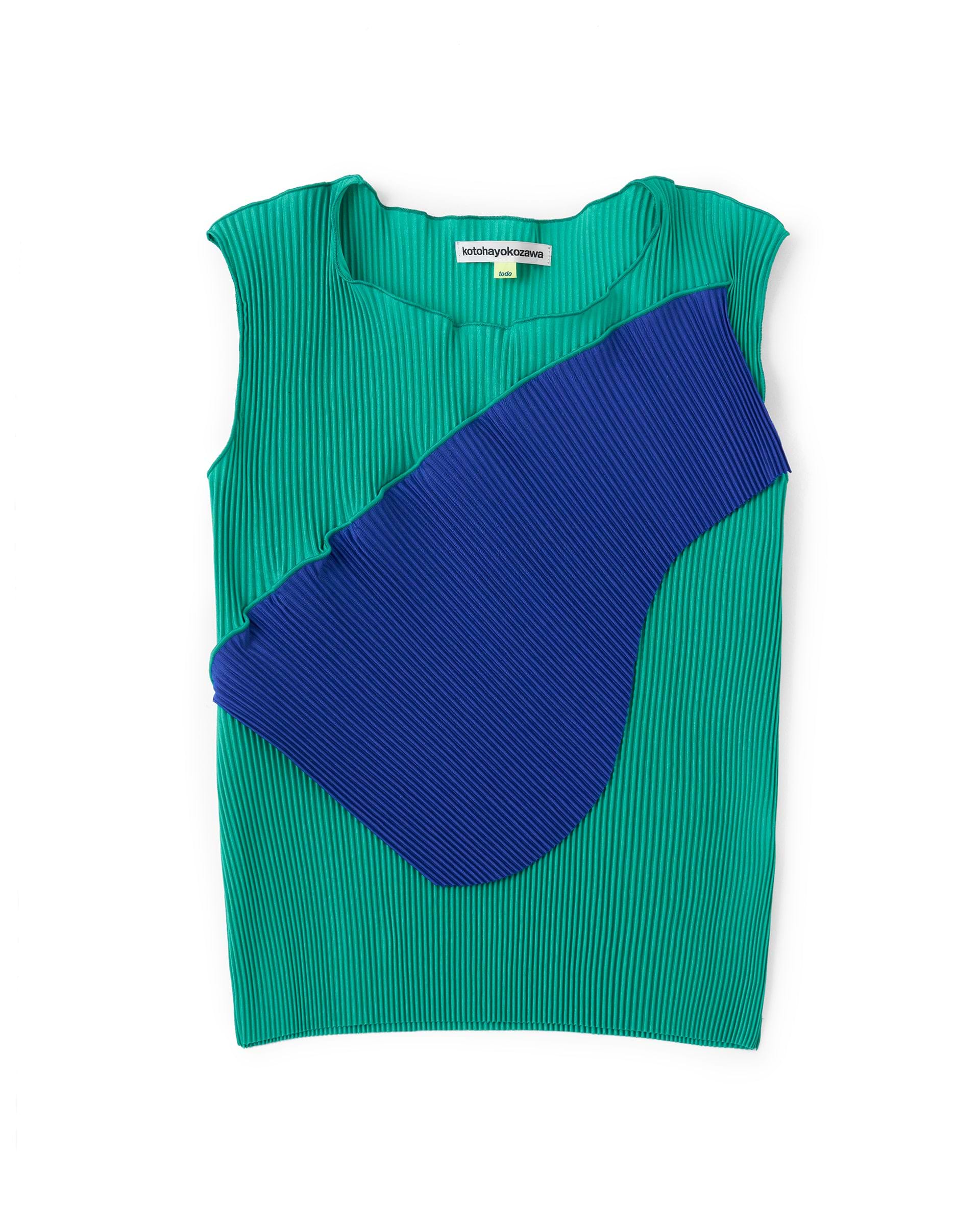 kotohayokozawa】todoウェーブタイニートップ スリーブレス