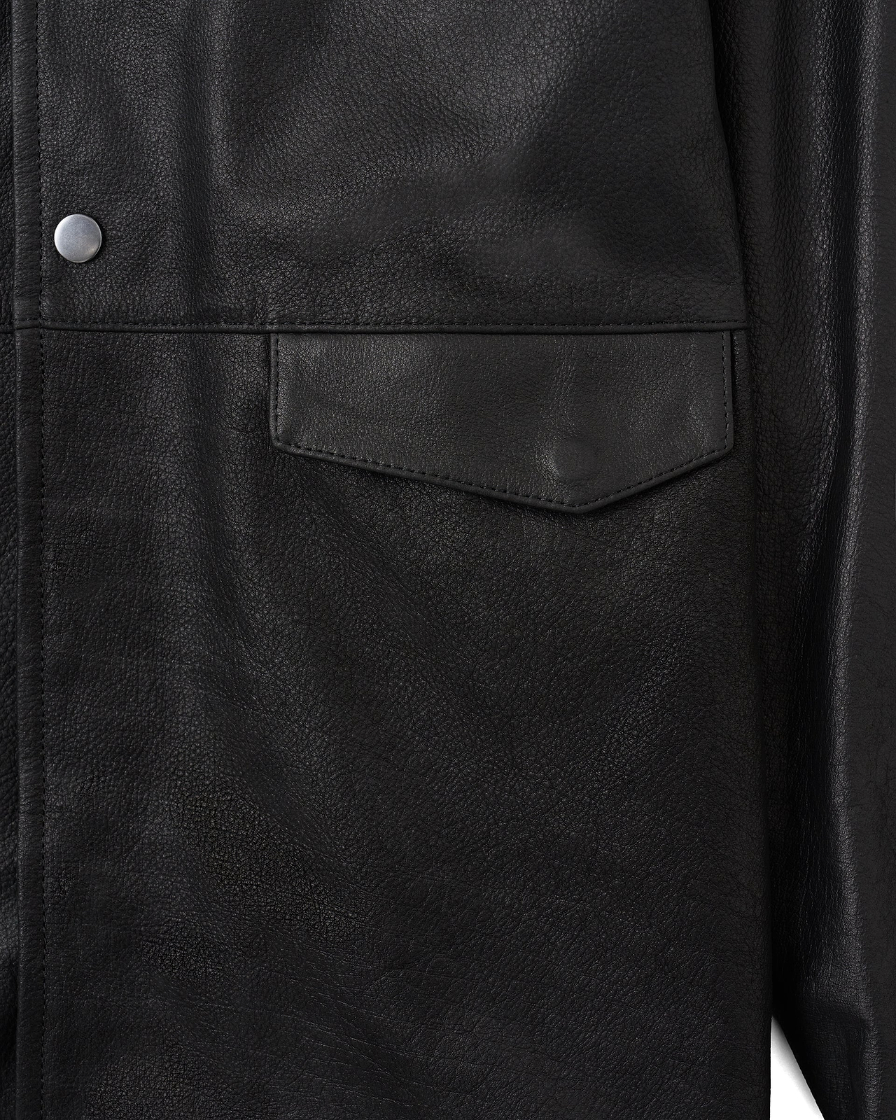 【26SS】アセントレザーシャツ