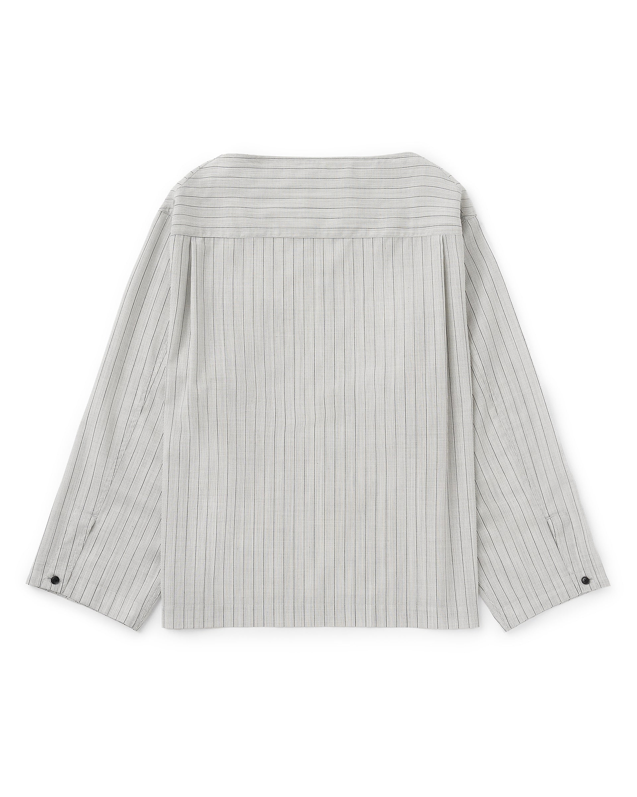 【26SS】ドレープビッグバスクシャツ（ポケット付き）