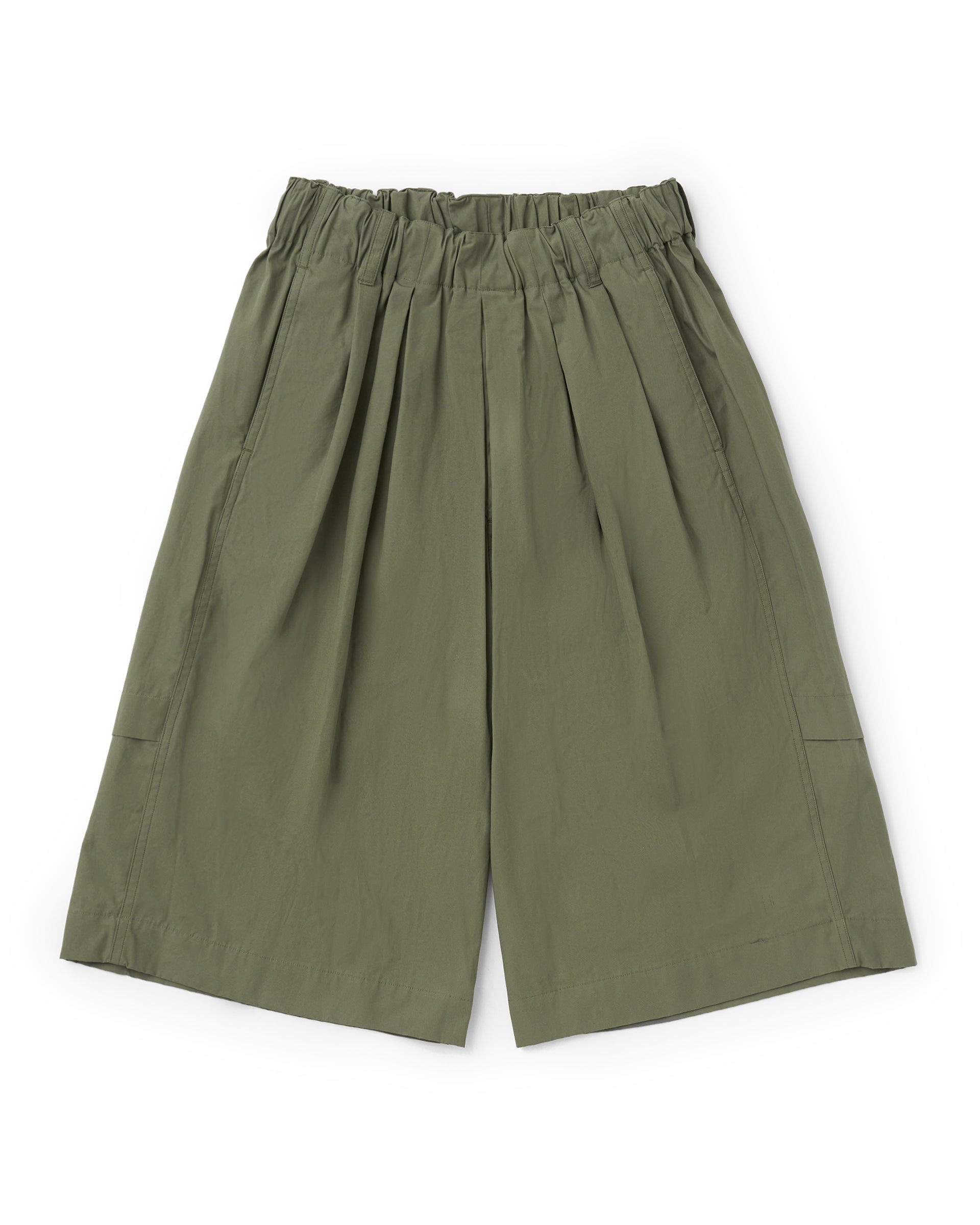 nonnotte】プリーツドックショーツトラウザーズ – ファッション