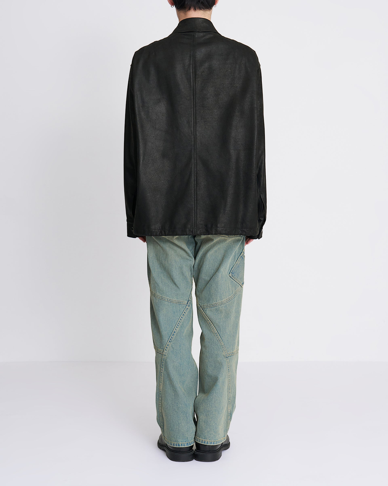 【26SS】アセントレザーシャツ