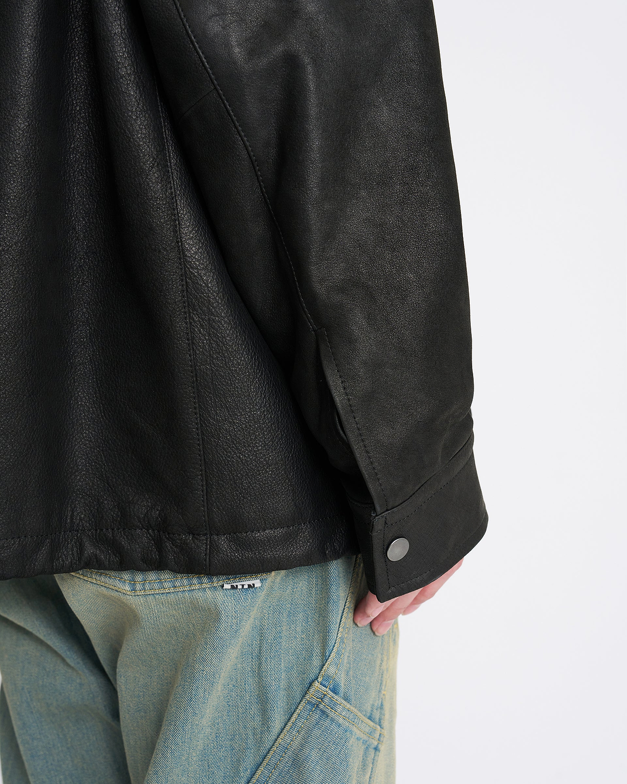 【26SS】アセントレザーシャツ