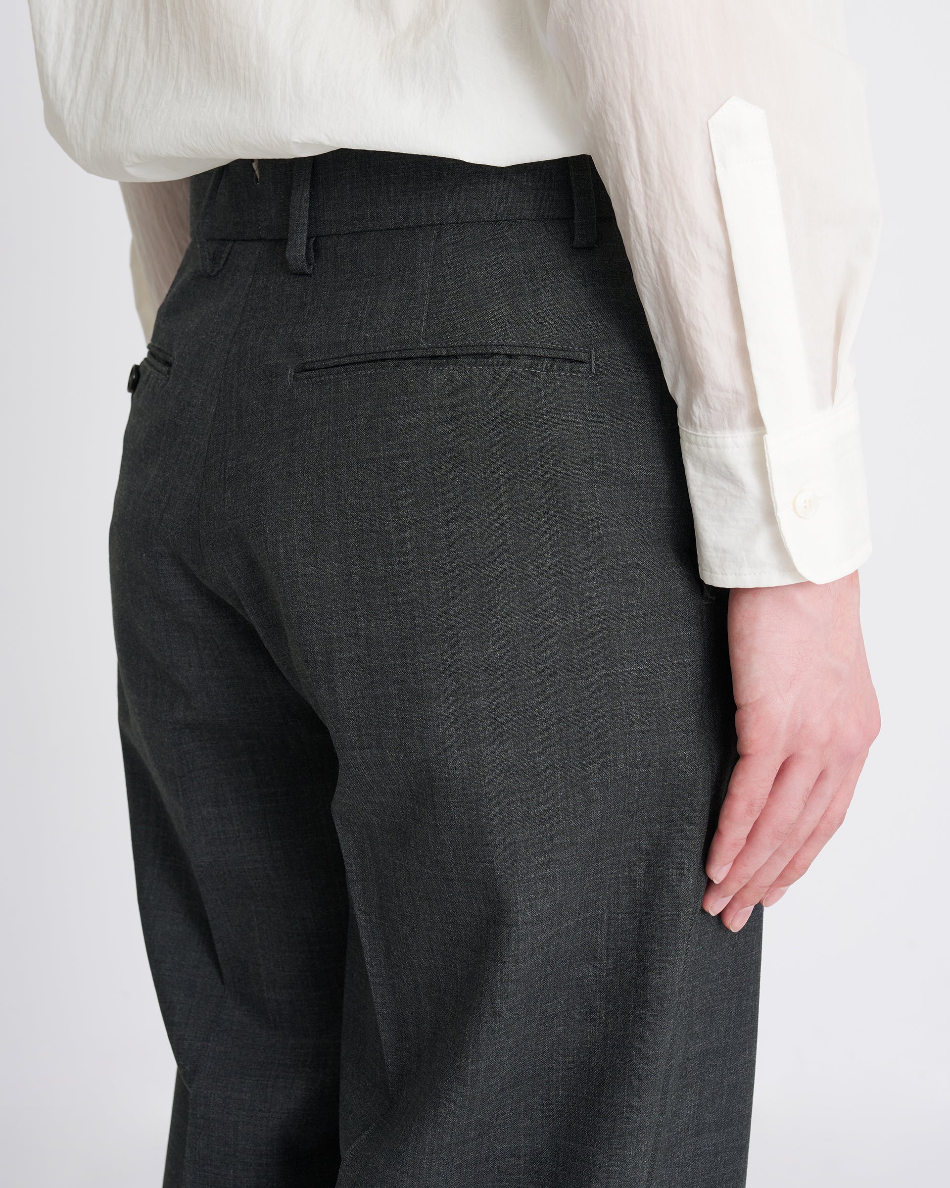 JOHN MASON SMITH / JANE SMITH】ウールトロピカルショートパンツ