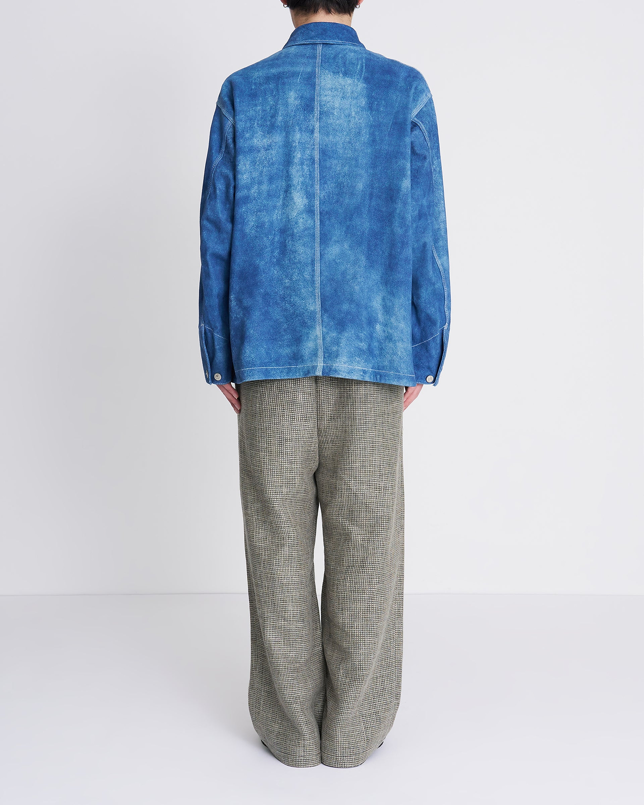 【26SS】レザーカバーオールジャケット