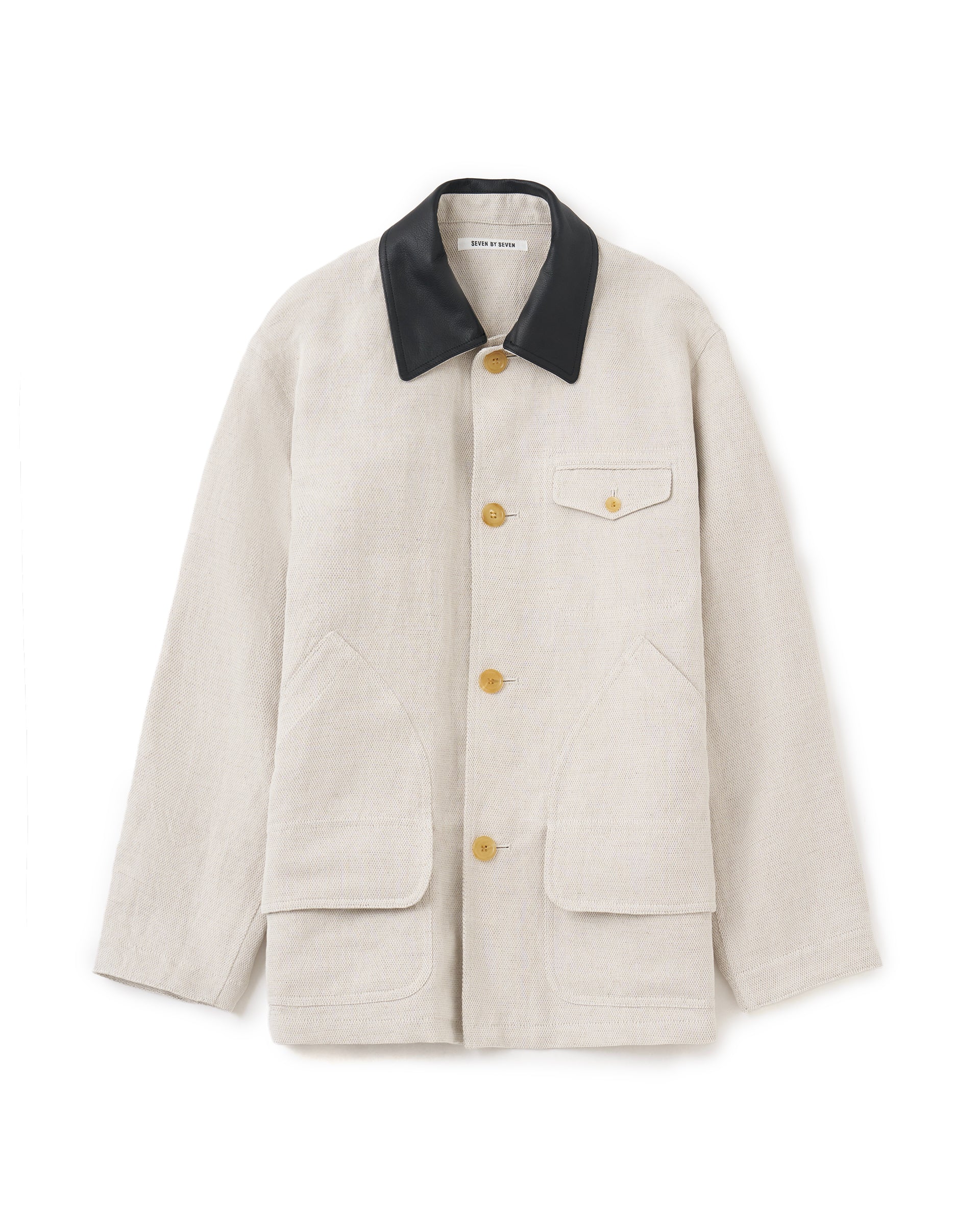 【3】Cushman ジャケット　ベージュ カバーオール C-7 SUGAR CANE シュガーケーン ジャケット 13oz. ブラウンダック ワーク