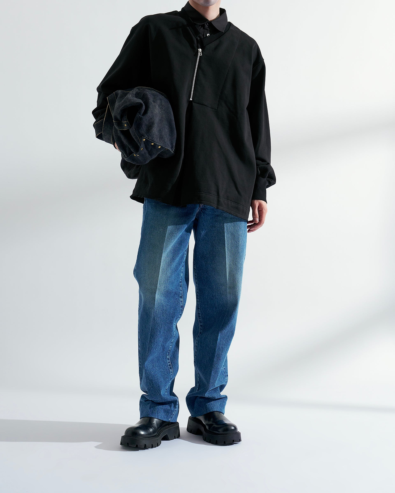 着用サイズFREE／身長177cm（スタッフスナップ）