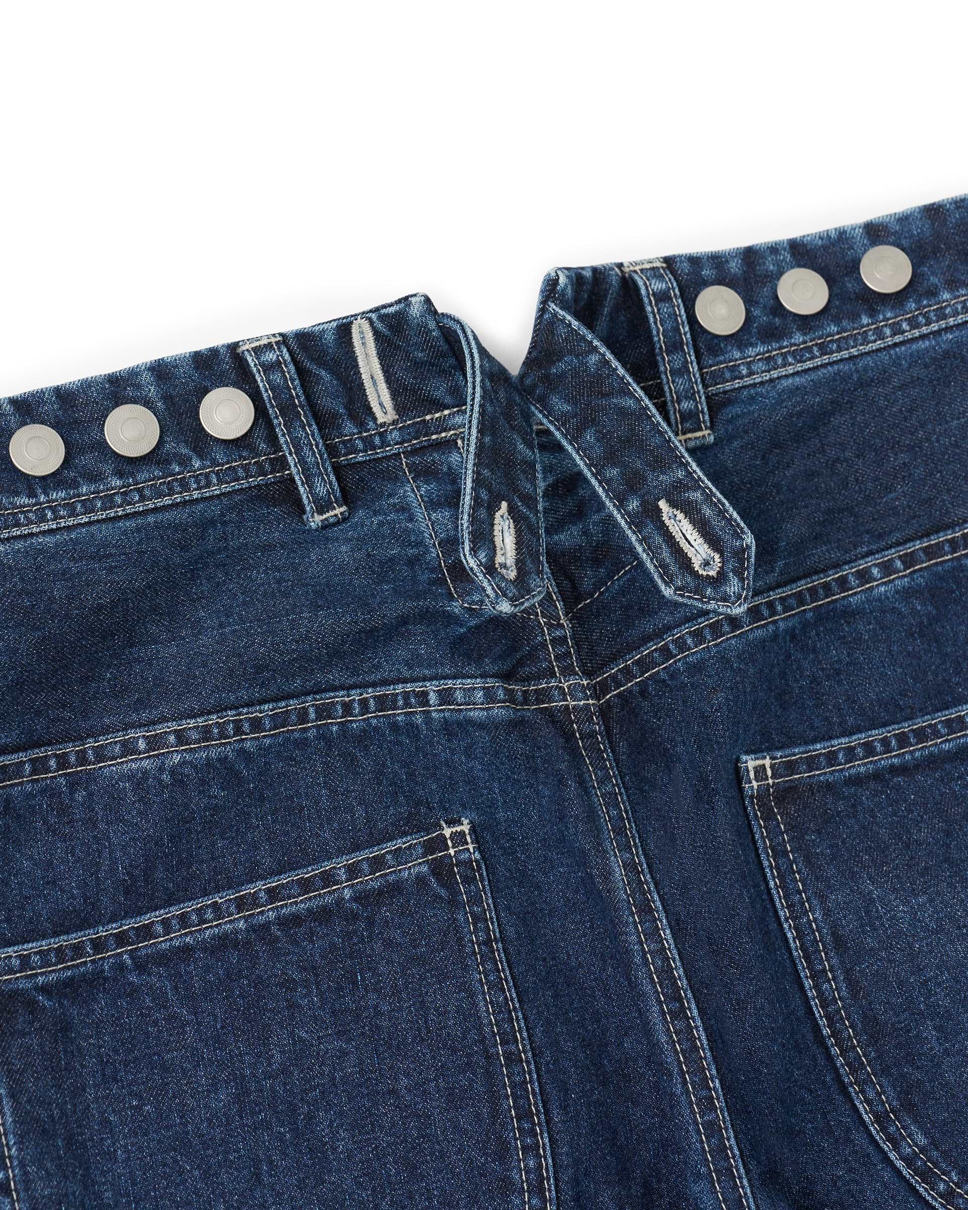 Nomàt】ツートンデニムバックアジャストパンツ | 定番 代表 | カーブ