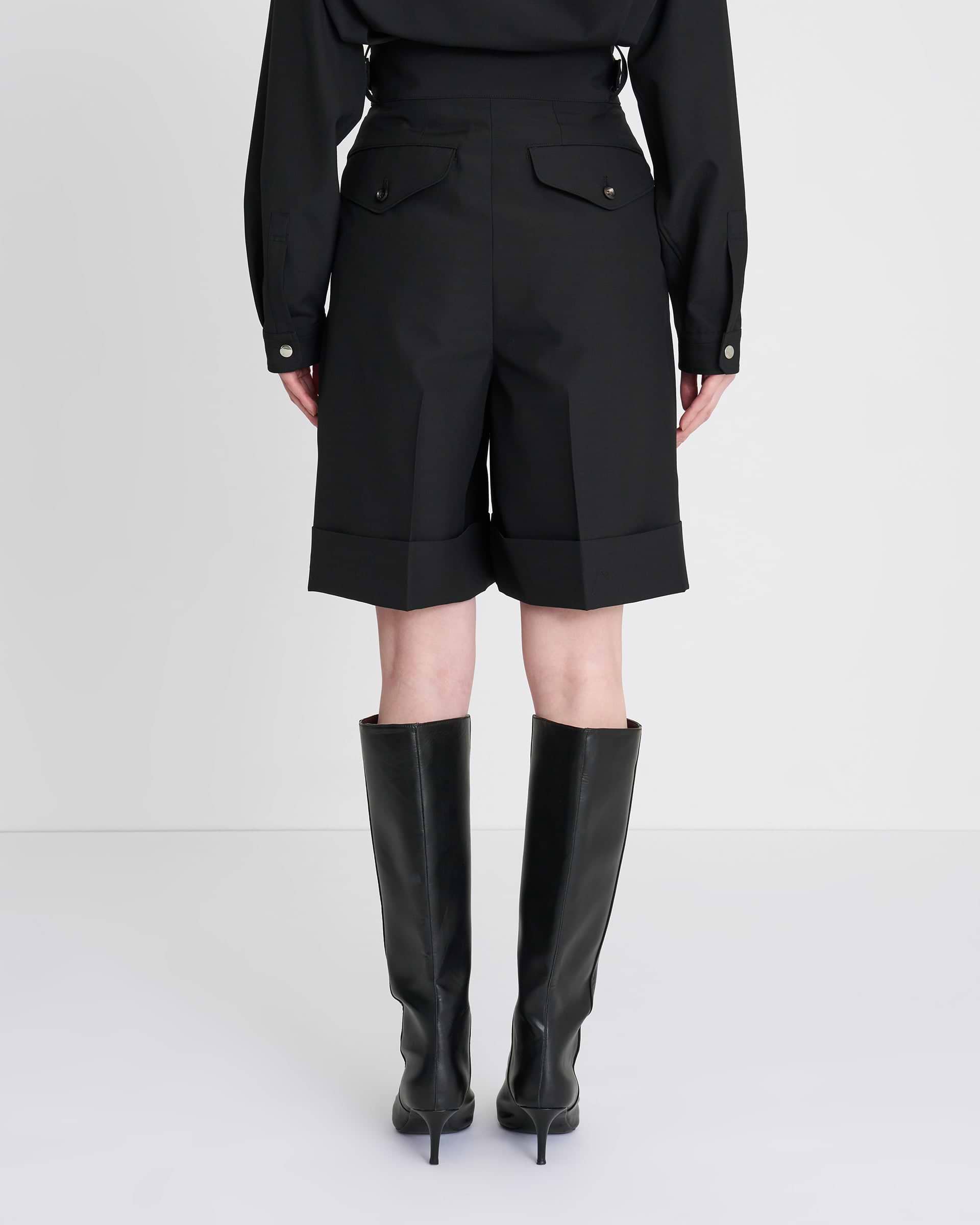 THE RERACS グルカショーツ ブラック 46 COMOLI - the reracs GURKHA SHORT PANTS グルカショーツ 46の通販 by
