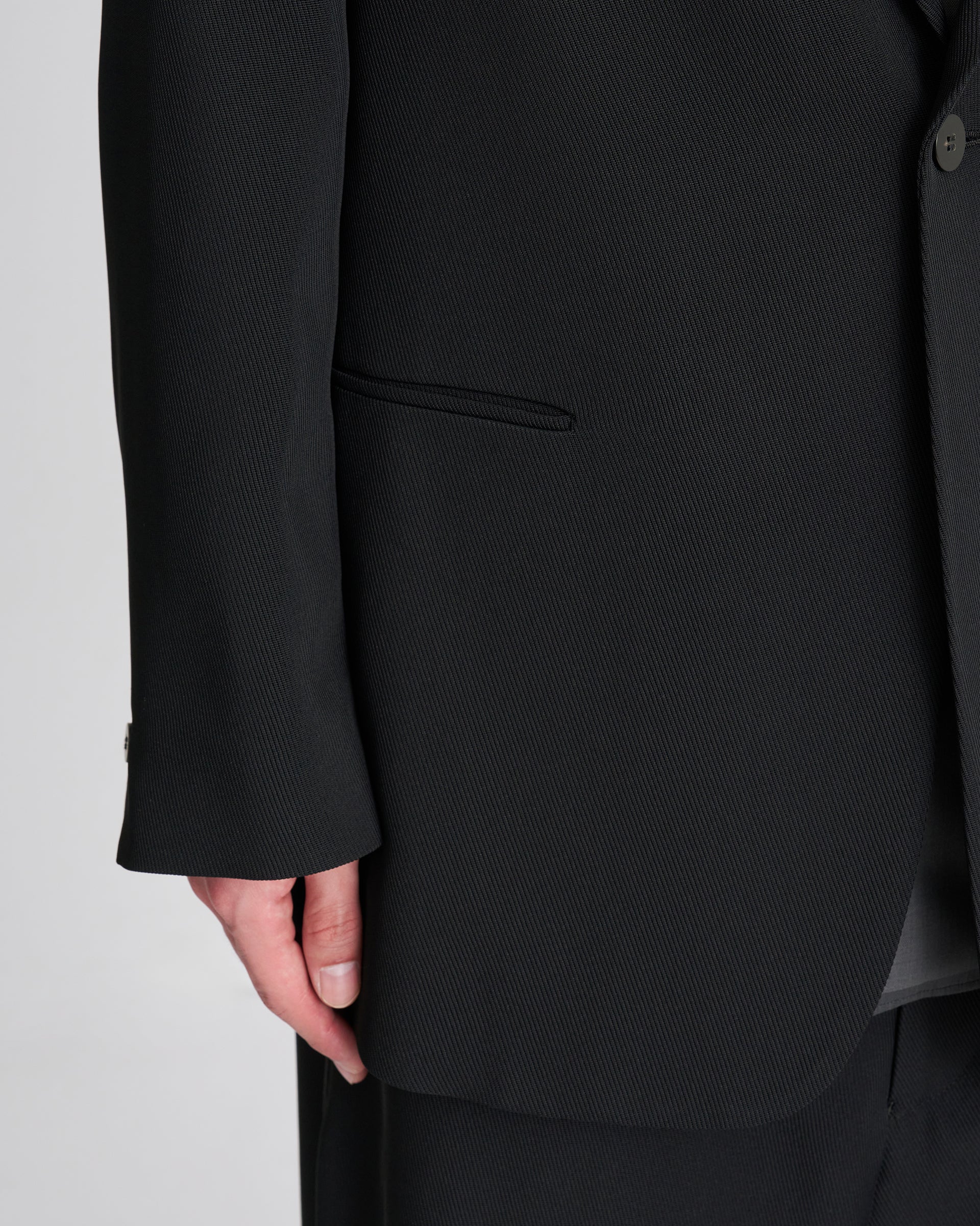 OVERCOAT】シングルブレストジャケット インレーヨントリコチン