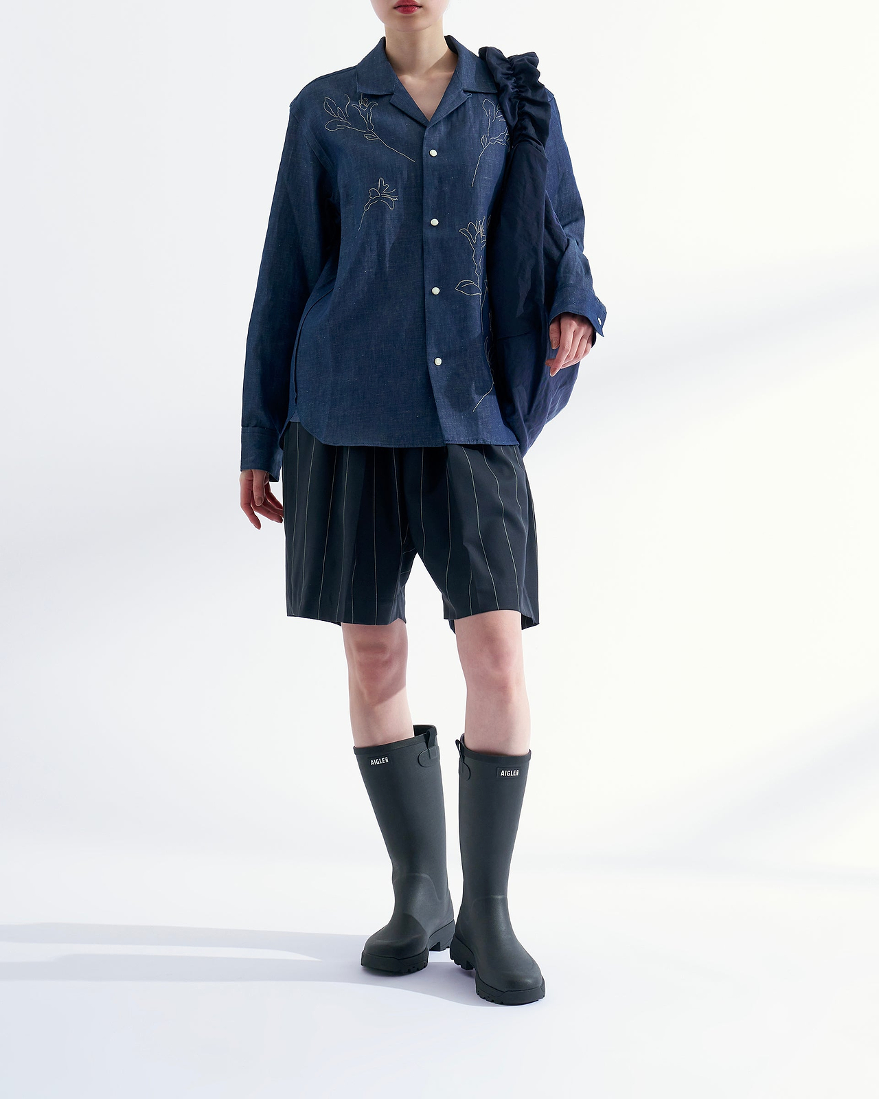 着用サイズFREE／身長169cm（スタッフスナップ）