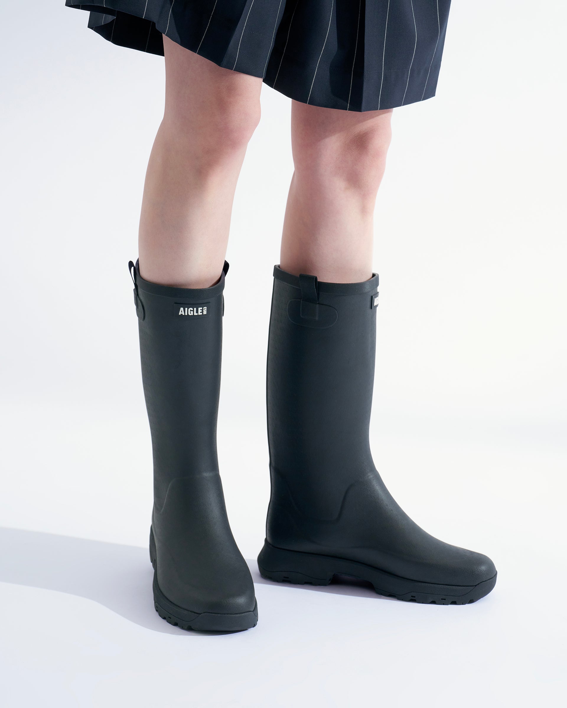 AIGLE】アリアハイラバーブーツ ブラック | 海外製 ラバーブーツ | F