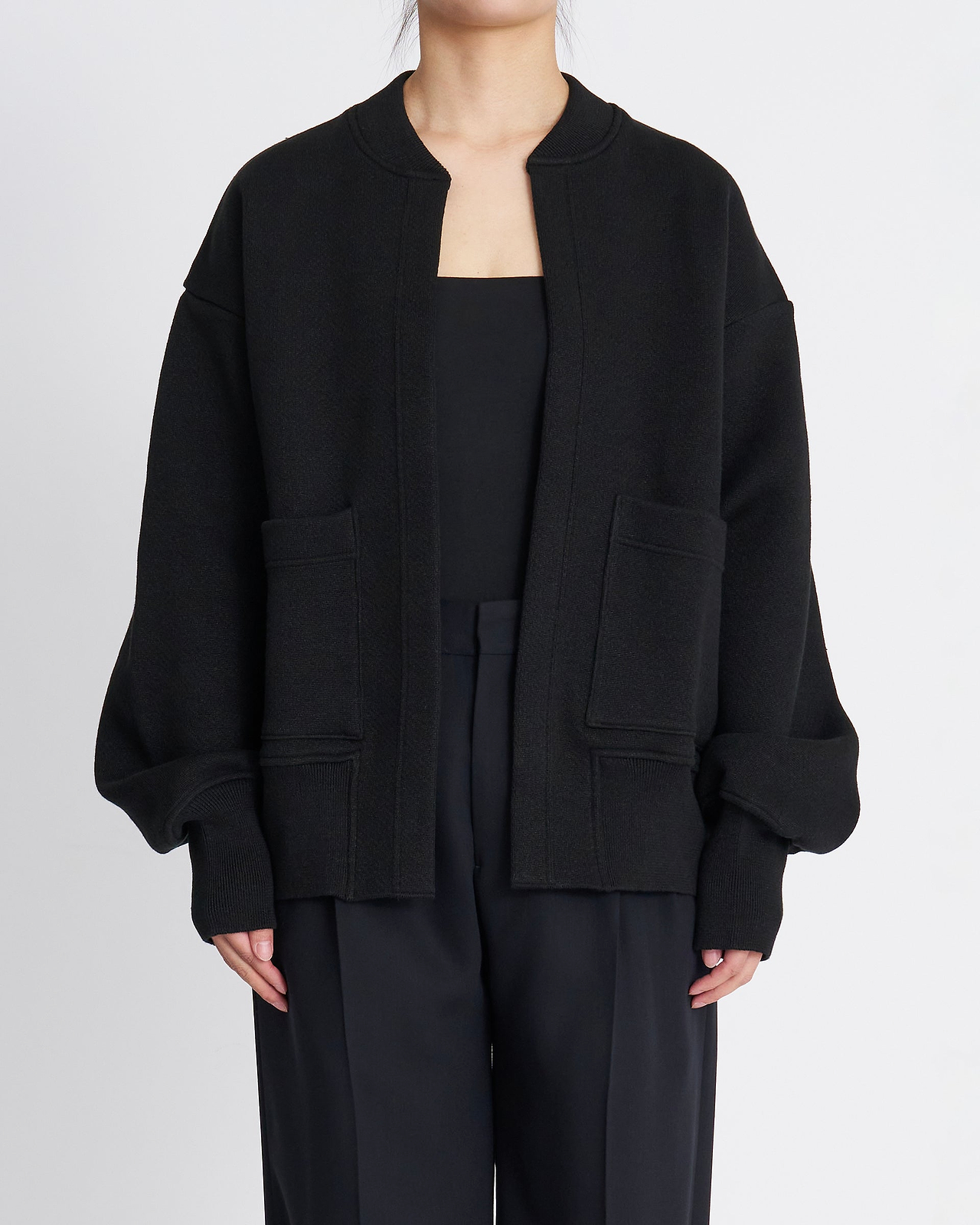 【26SS】ヘンプコットンニットブルゾン