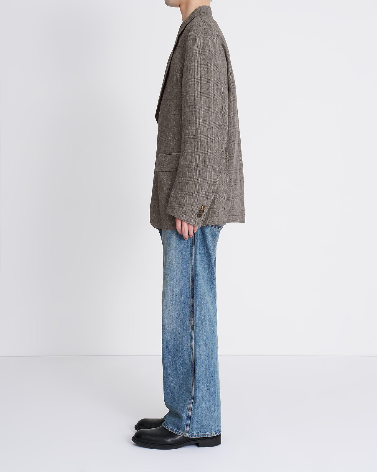 【26SS】イレギュラーダブルブレストテーラードジャケット