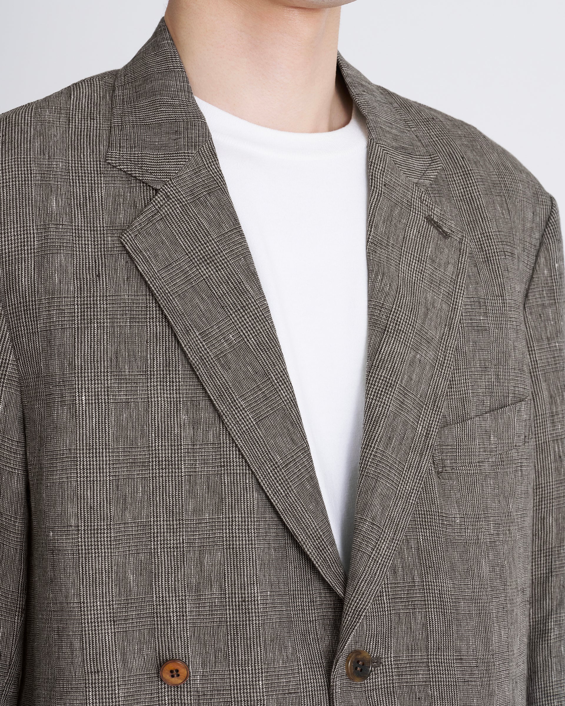 SEVEN BY SEVEN ジャケット7x7 グレンチェック リネン Sサイズ SEVEN BY SEVEN＞ GLENCHECK JACKET/グレンチェック ジャケット