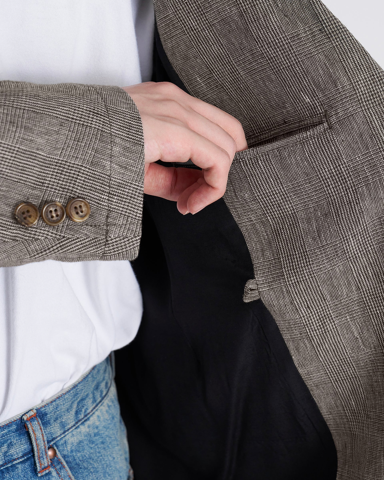 【26SS】イレギュラーダブルブレストテーラードジャケット