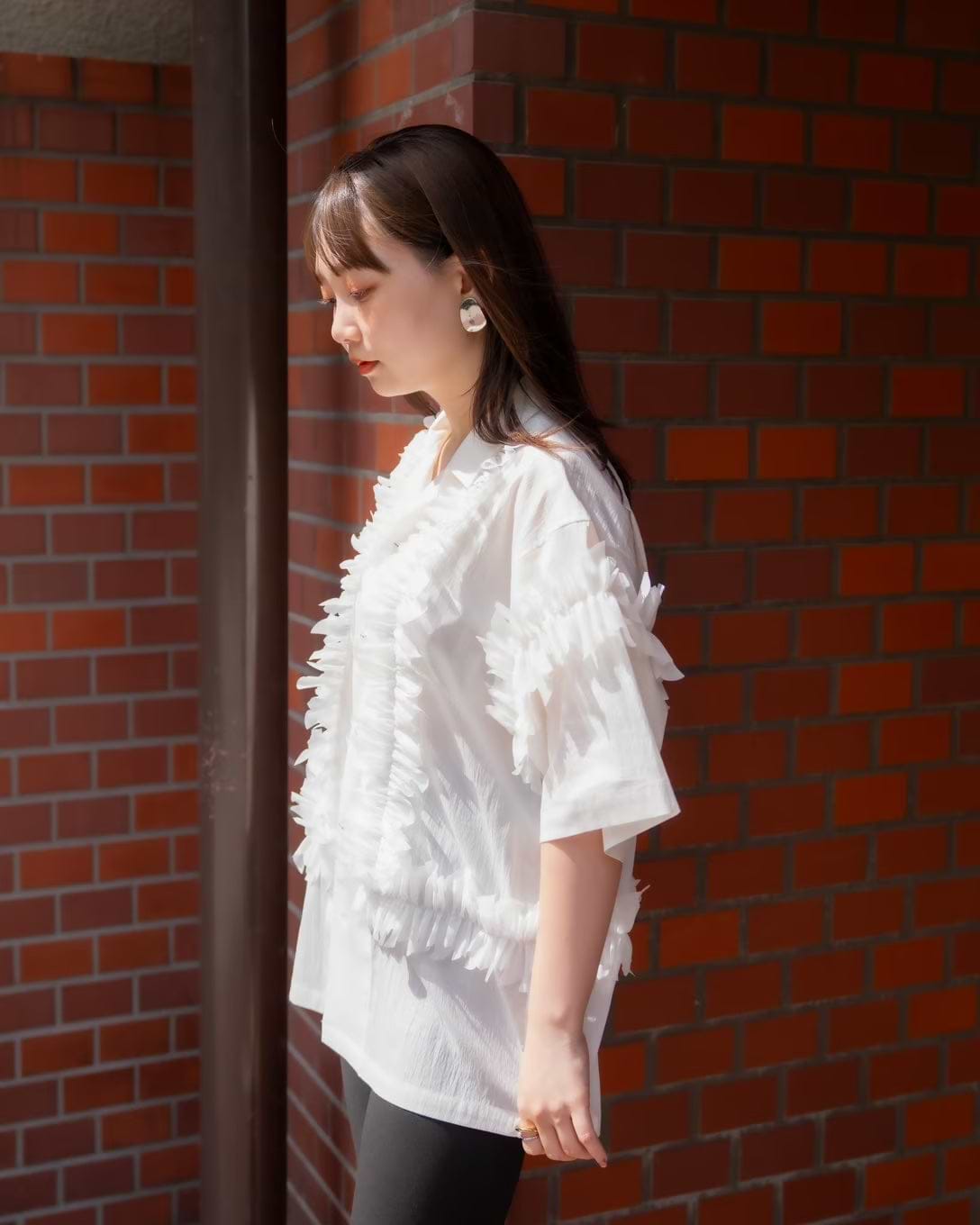 【25SS】フリンジリーフ S/S シャツ