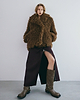 【25AW】クリンプボアミドルコート