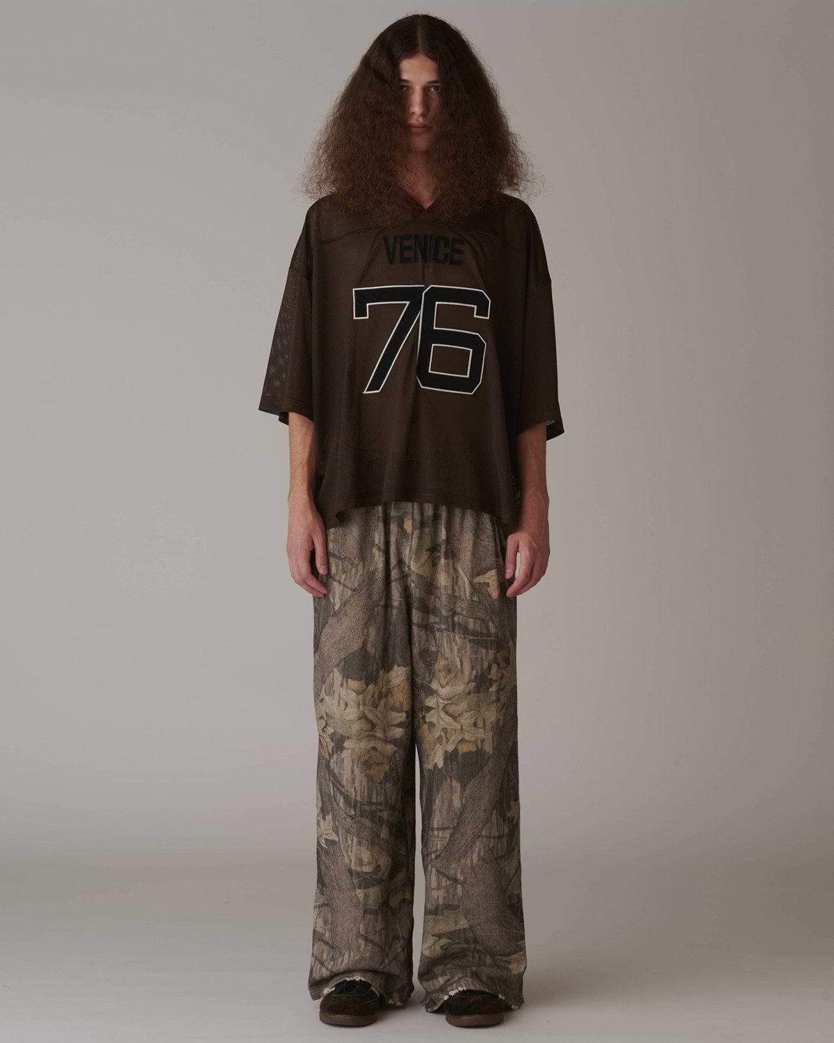 INSCRIRE アンスクリア Football Tee フットボール ニット INSCRIRE（アンスクリア) IC261DAI26SSBC17 Mesh Football Teeの通販