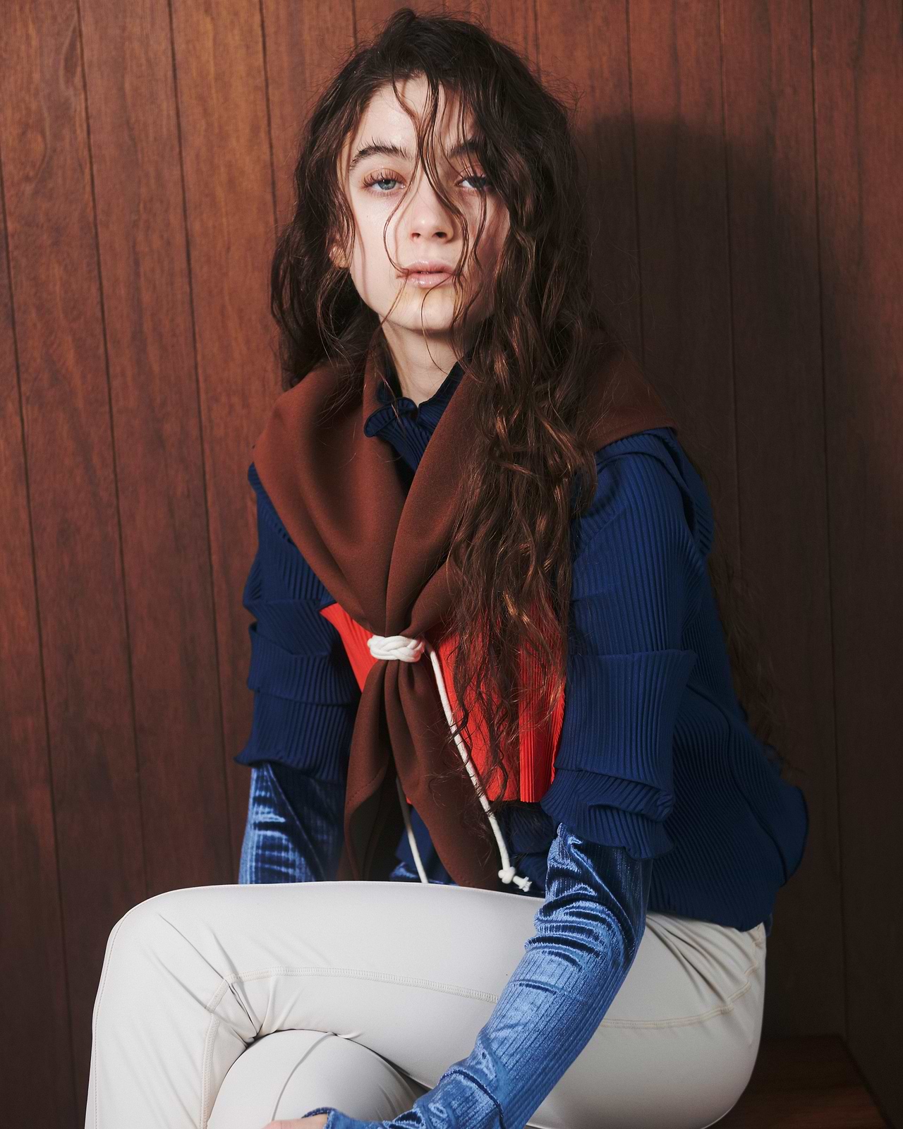 【25AW】スパイラルウェーブロングスリーブトップス(ハイネックタイプ)