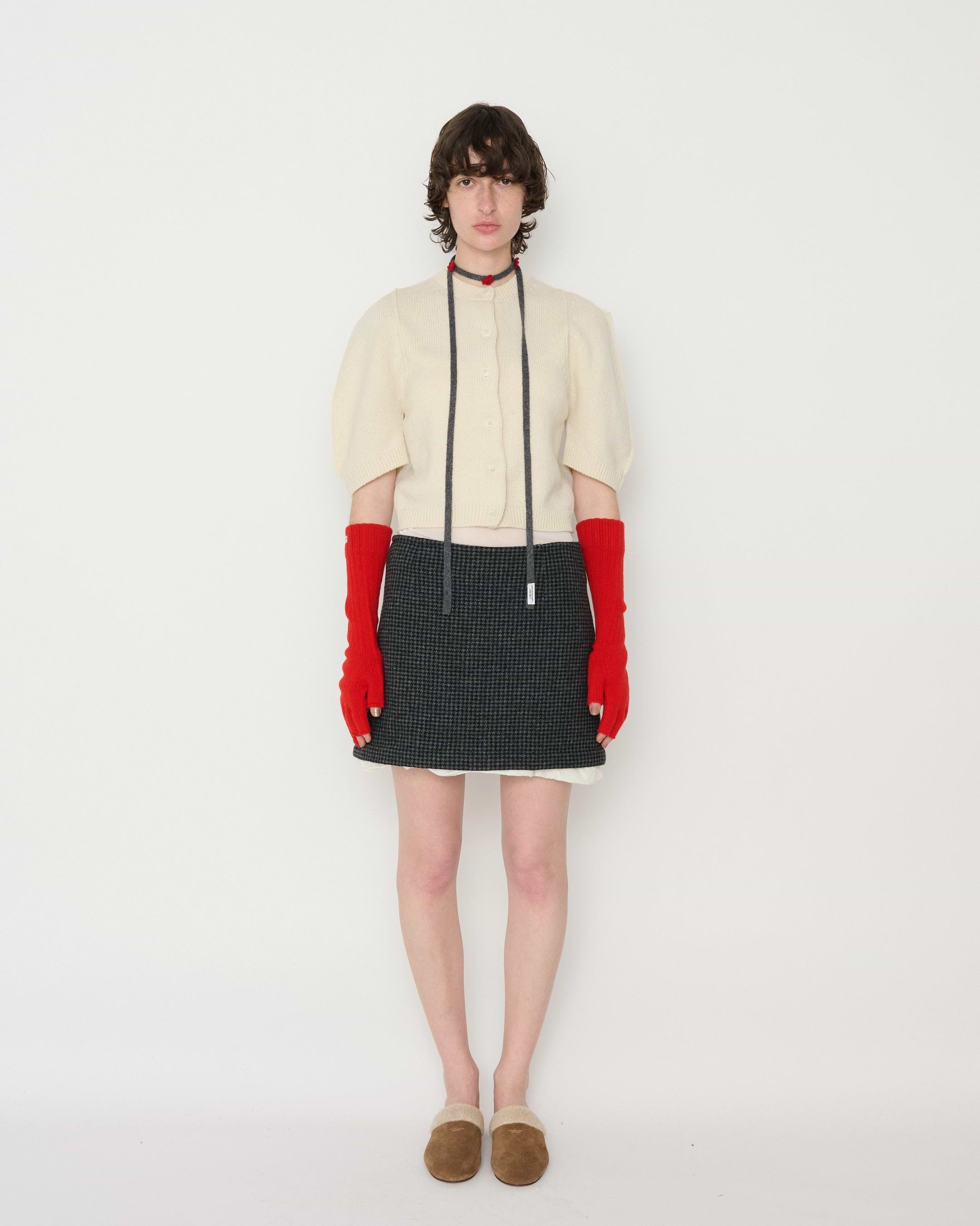 JANE SMITH JOHN MASON SMITH グローブ　手袋　今季 JOHN MASON SMITH / JANE SMITH】5Gスリーフィンガーズニット