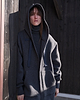 【25AW】コットンカシミアニットフーディー