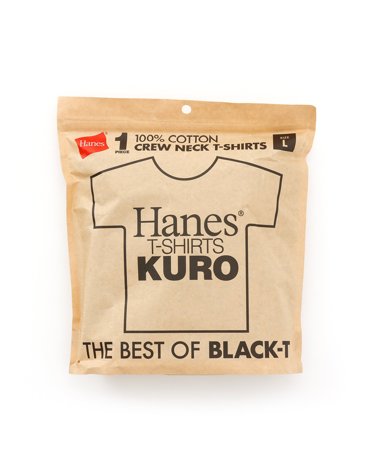 【25SS】1P HANES T-SHIRTS KURO ／ クルーネックTシャツ