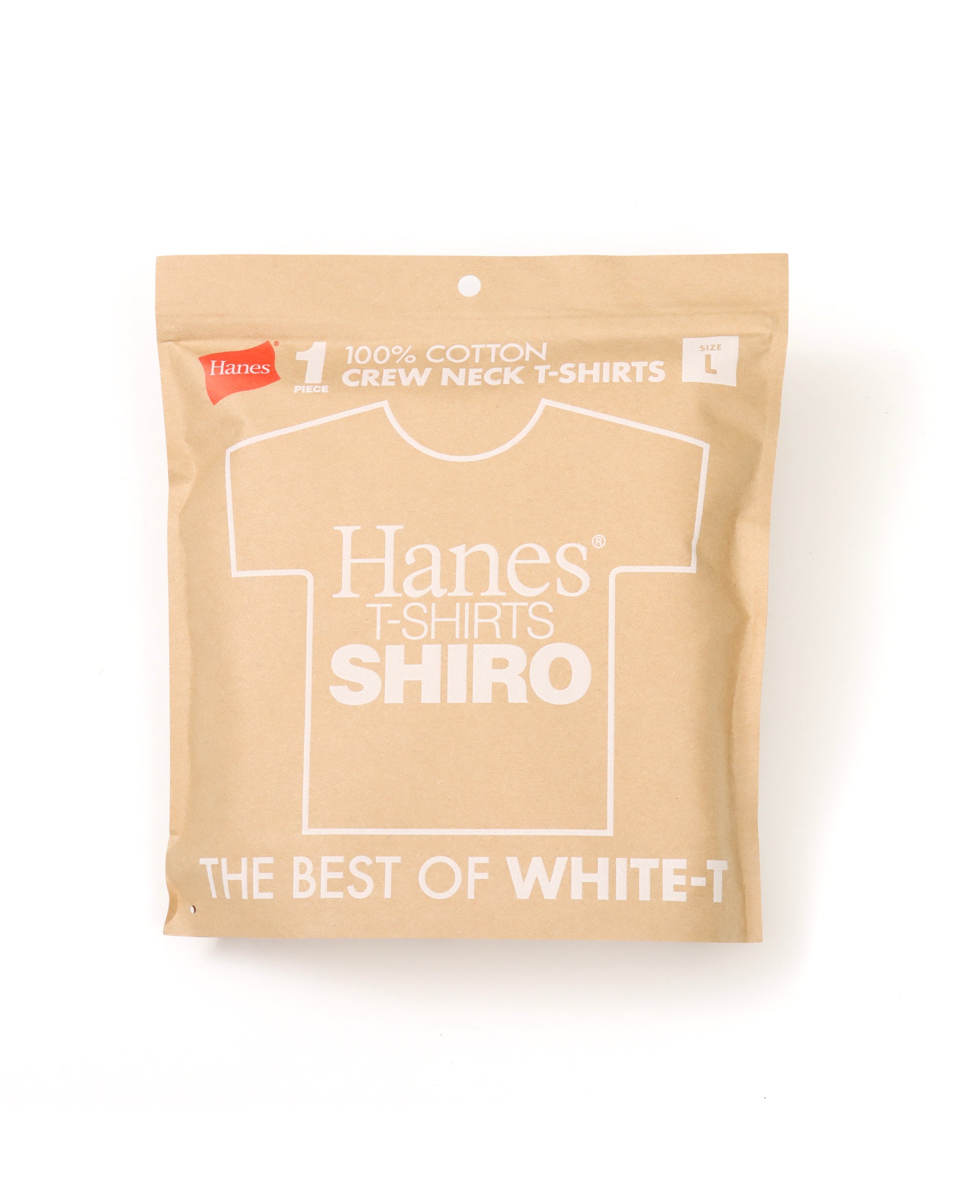 【25SS】1P HANES T-SHIRTS SHIRO / クルーネックTシャツ