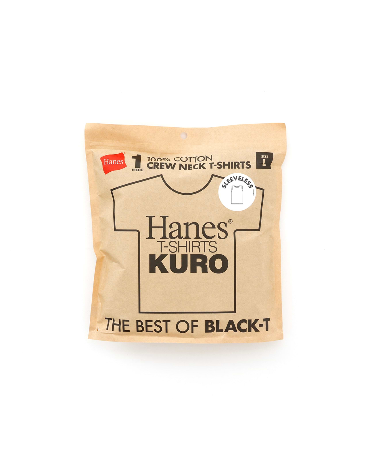 【25SS】1P HANES T-SHIRTS KURO / スリーブレスTシャツ