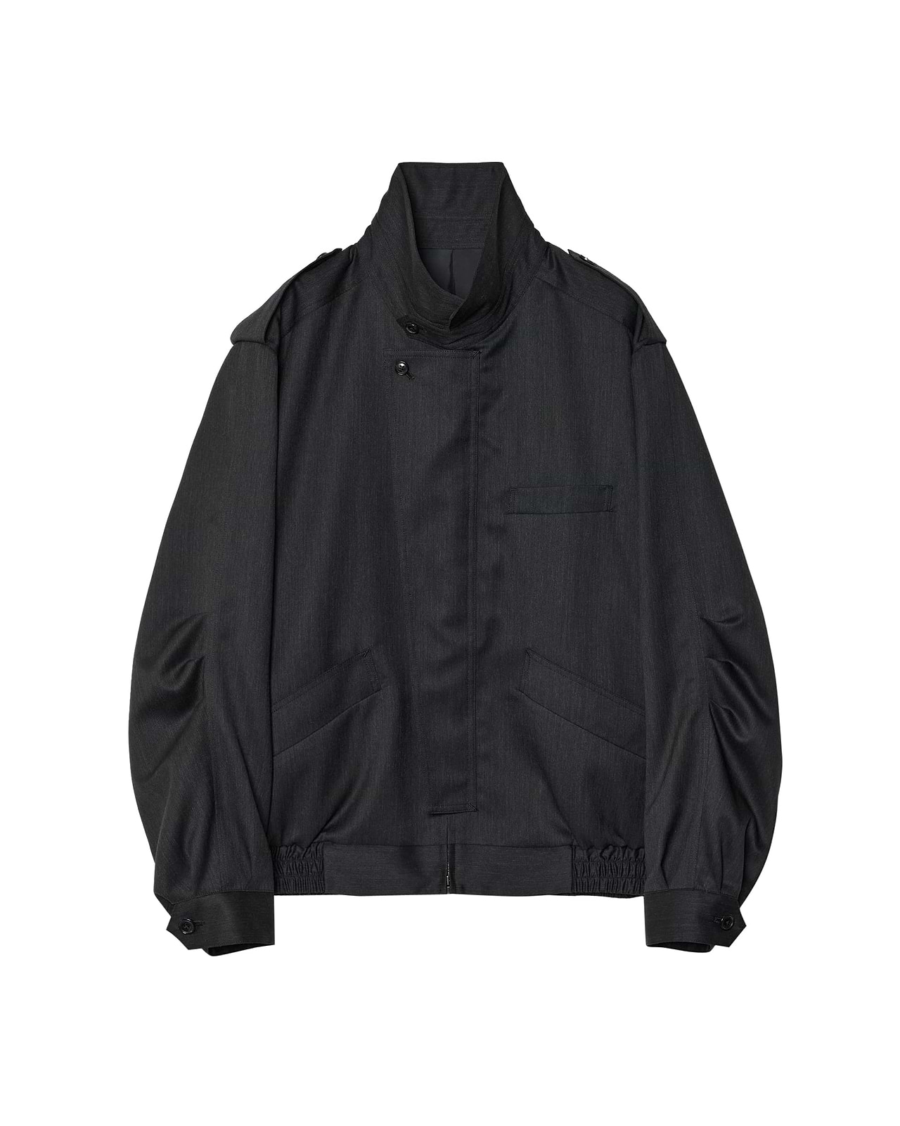 【25AW】エポレットジップアップブルゾン