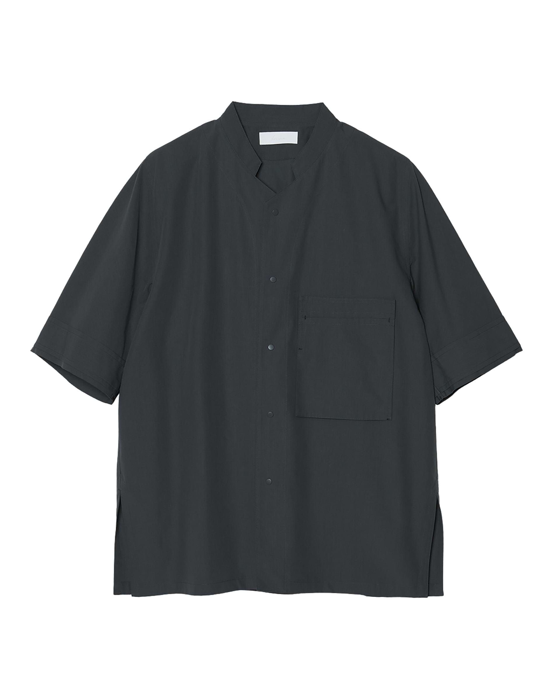 IRENISA】スタンドカラーショートスリーブシャツ – ファッション  