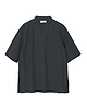 【25SS】スタンドカラーショートスリーブシャツ