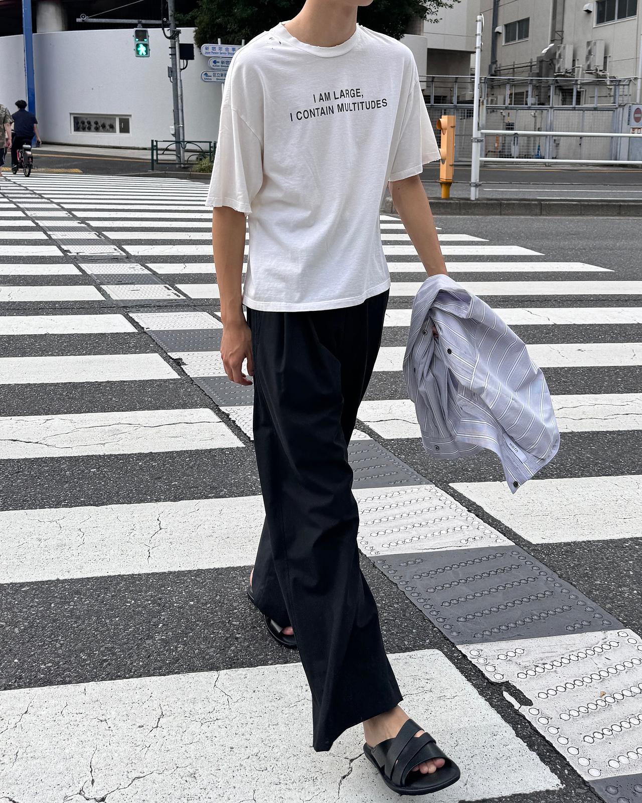 着用サイズ36／身長180cm（スタッフスナップ）