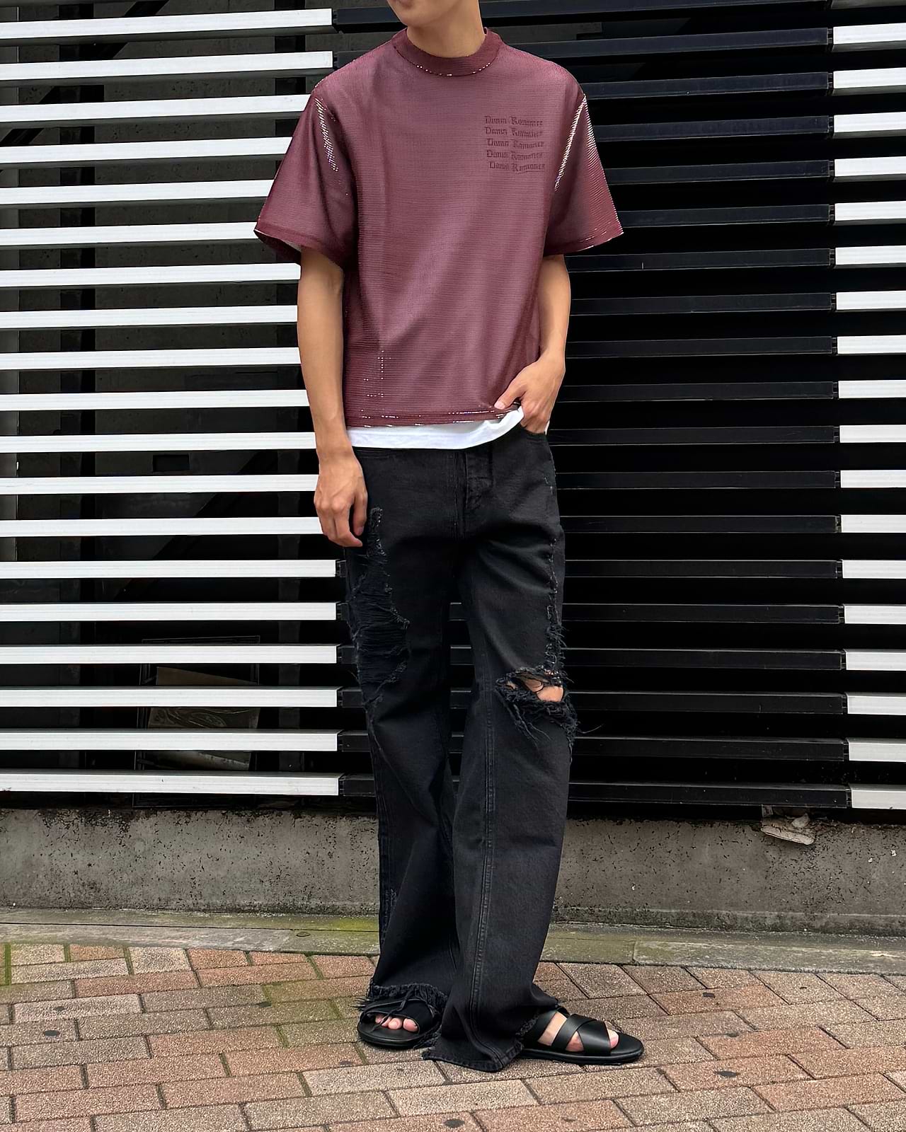 着用サイズ38/身長180cm(スタッフスナップ)