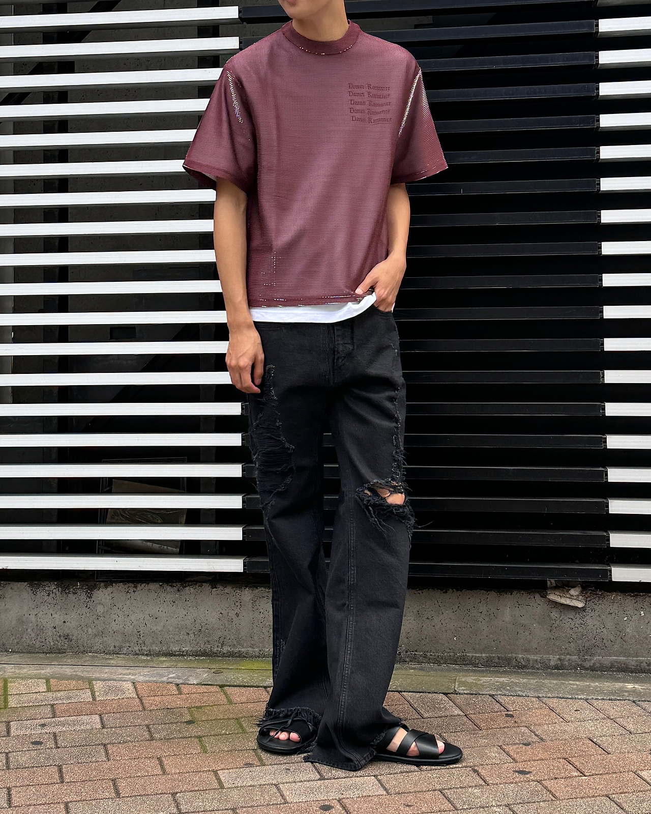 着用サイズ38／身長180cm（スタッフスナップ）