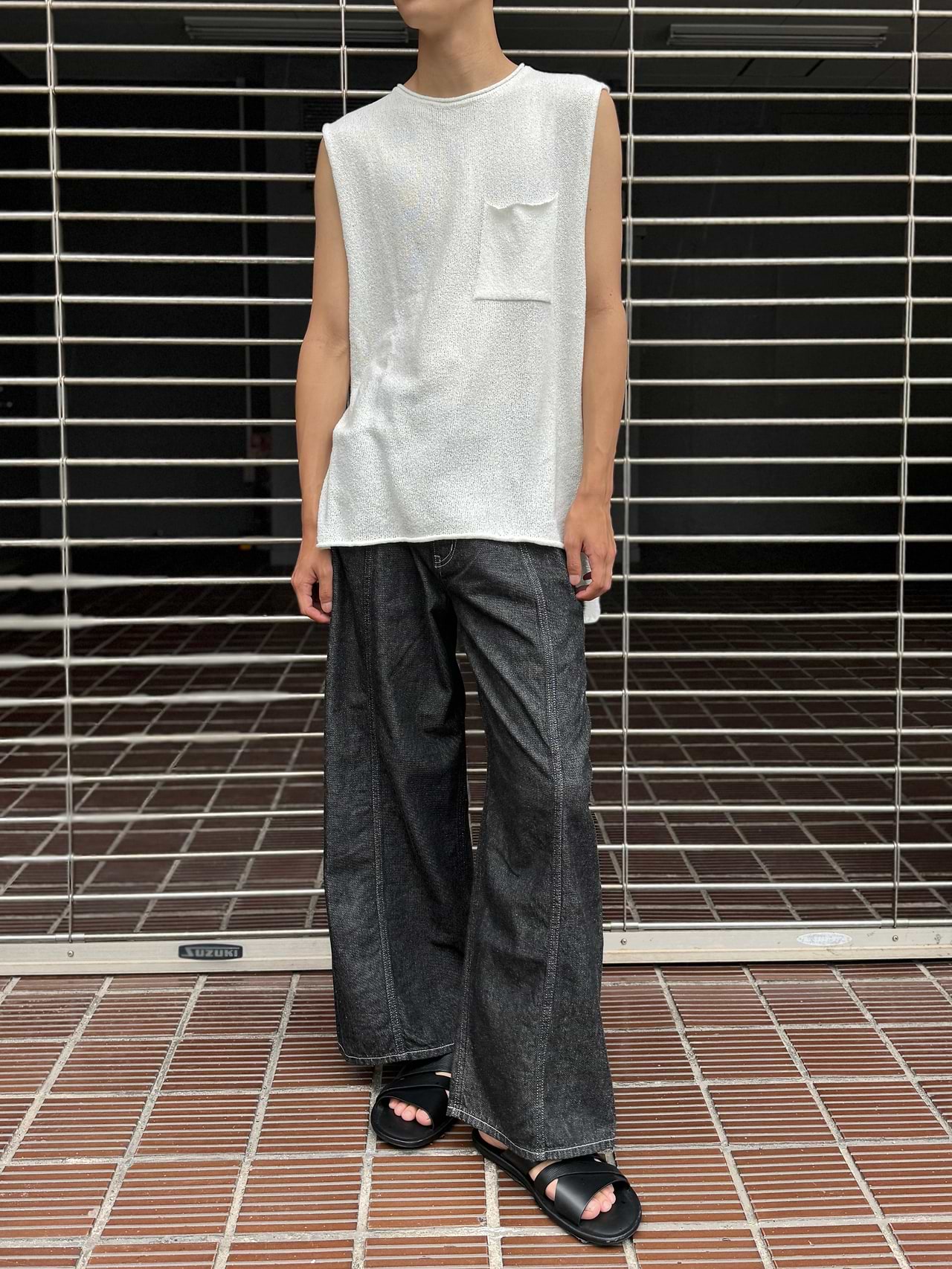 着用サイズS/身長180cm(スタッフスナップ)