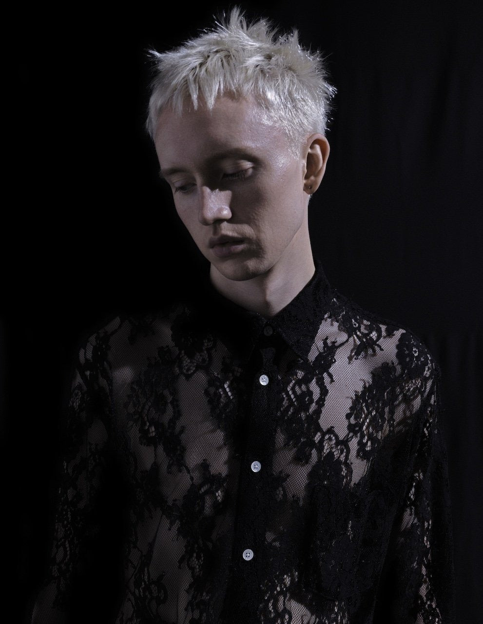 【25SS】レースS/Sシャツ