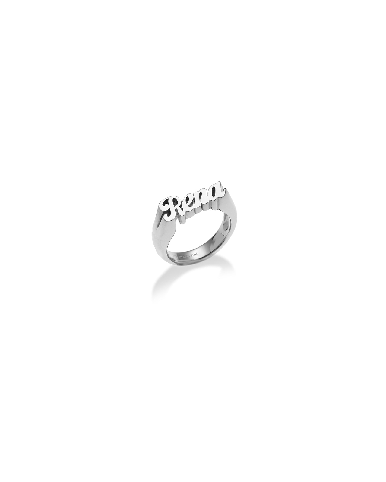 【F/STORE限定】レタードリング（筆記体）