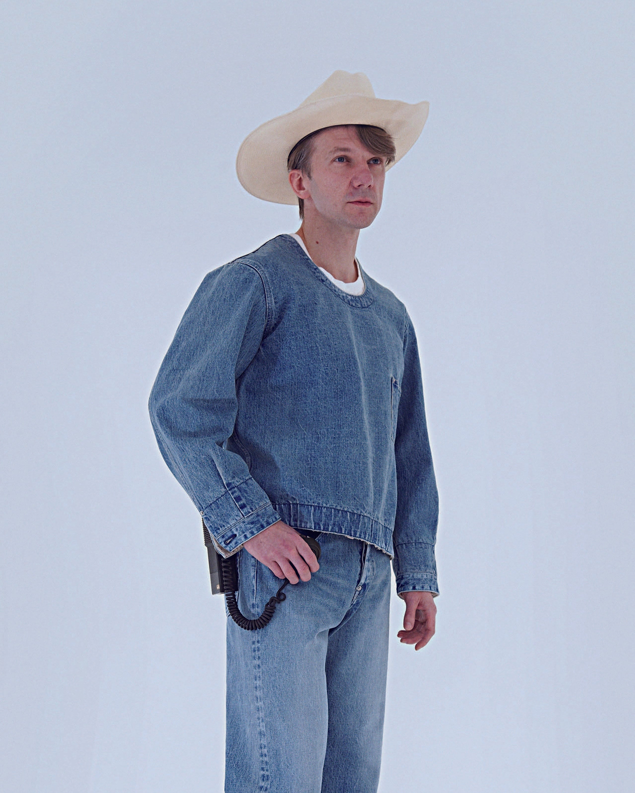 【25AW】デニムプルオーバーシャツ