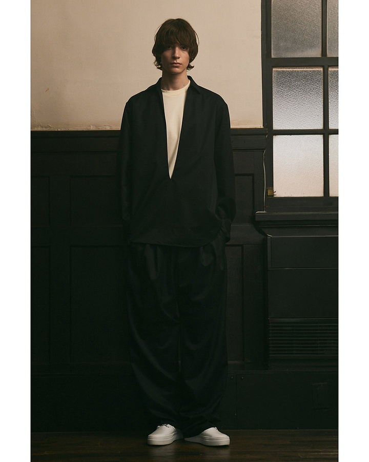 【25SS】サマーウールプルオーバーシャツ