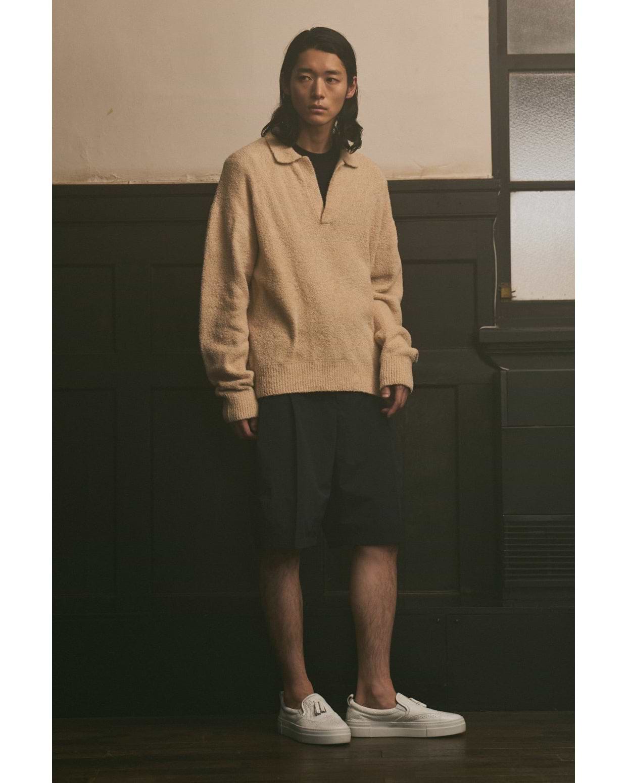 【25SS】ナイロンツータックハーフパンツ