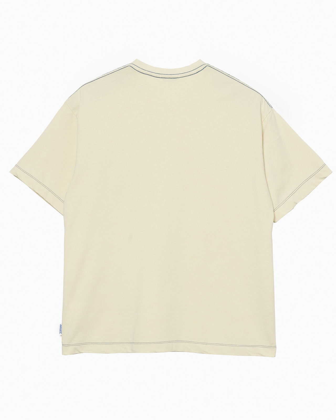 ハードツイストヤーンストライプミックスTシャツ