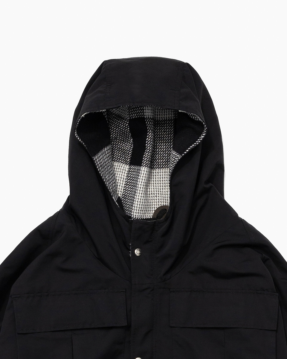【23AW】＜N.ハリウッド × ウールリッチ＞フーディーブルゾン
