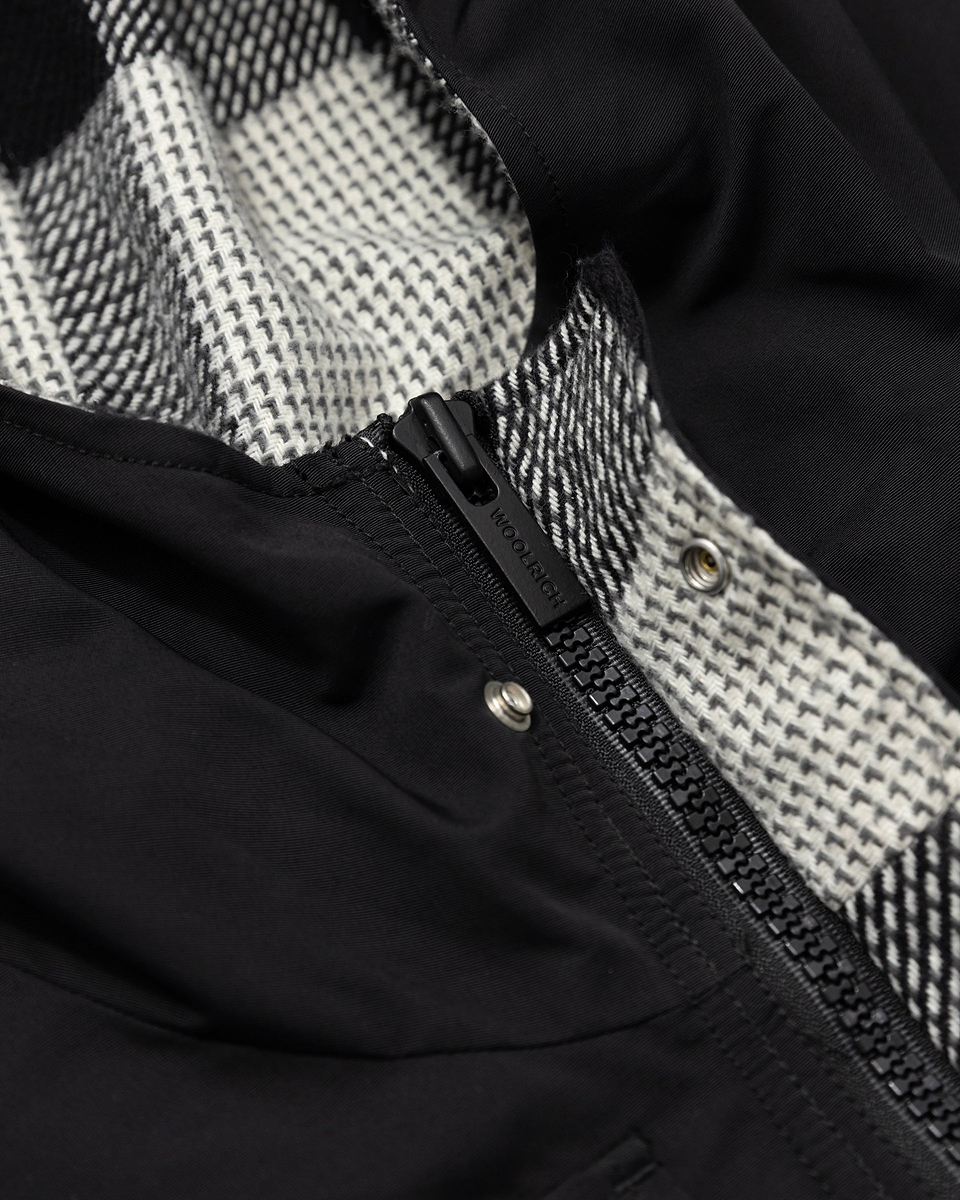 【23AW】＜N.ハリウッド × ウールリッチ＞フーディーブルゾン